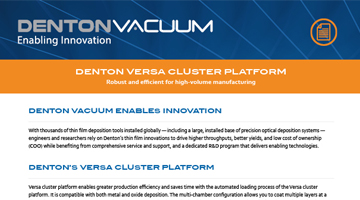 Denton Versa Cluster Platform Brochure