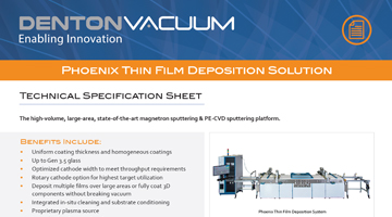 Phoenix Thin Film Deposition Solution Data Sheet thumbnail