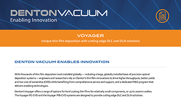 Denton Vacuum Voyager brochure