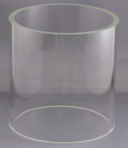 6" D x 6" Pyrex Cylinder